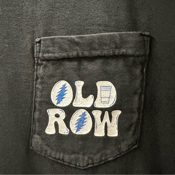 Old Row Tampa Bay Lightning Dancing Bear Grateful Dead Graphic Pocket Tee - Picture 6 of 7